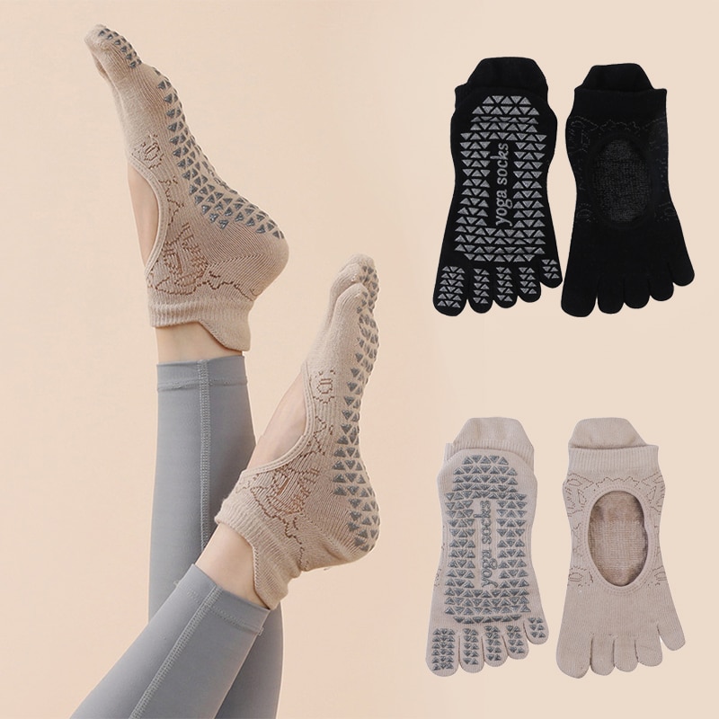 Yoga Fitness Pilates - Women Yoga Toe Socks High Quality