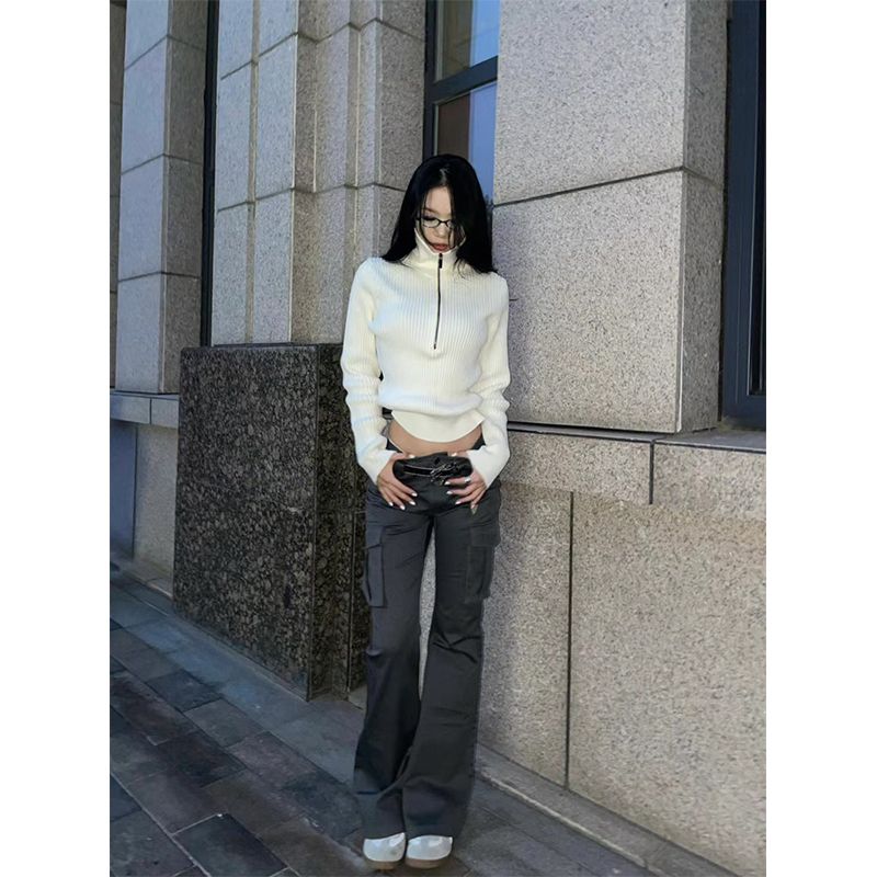 Yoga Fitness Class - Sweaters Jumpers Pullovers Woman Sweater Nylon