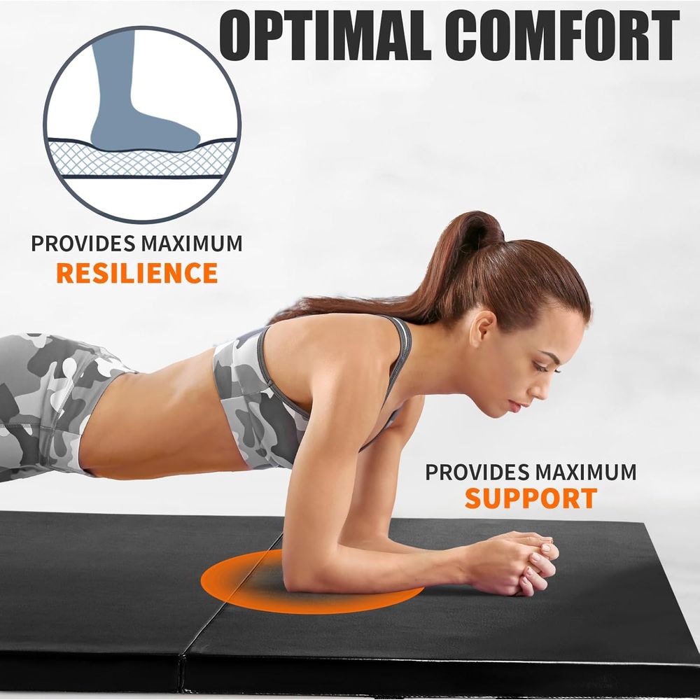 Enhanced 2 Thick Gym Mat, 3'x6 - Thick Yoga Mat 评论和价格