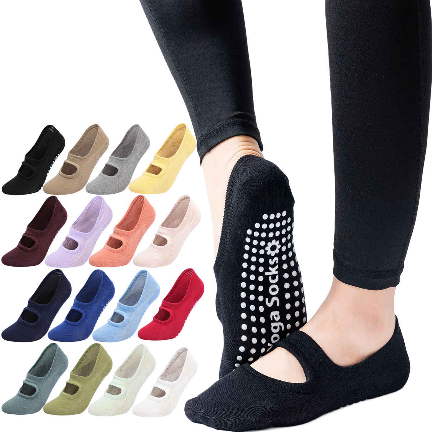 High Quality Women Yoga Socks  - Yoga Fitness Pilates 评论和价格