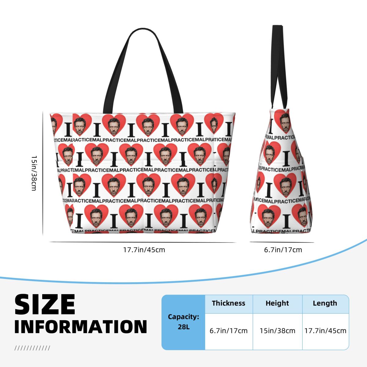 Dr House MD TV Beach Tote Bag  - Yoga Fitness Tva 评论和价格