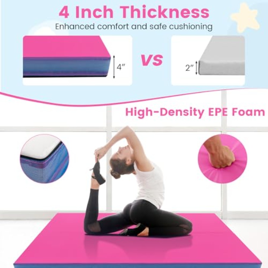 Home gym mat for aerobics yoga - Thick Yoga Mat 评论和价格