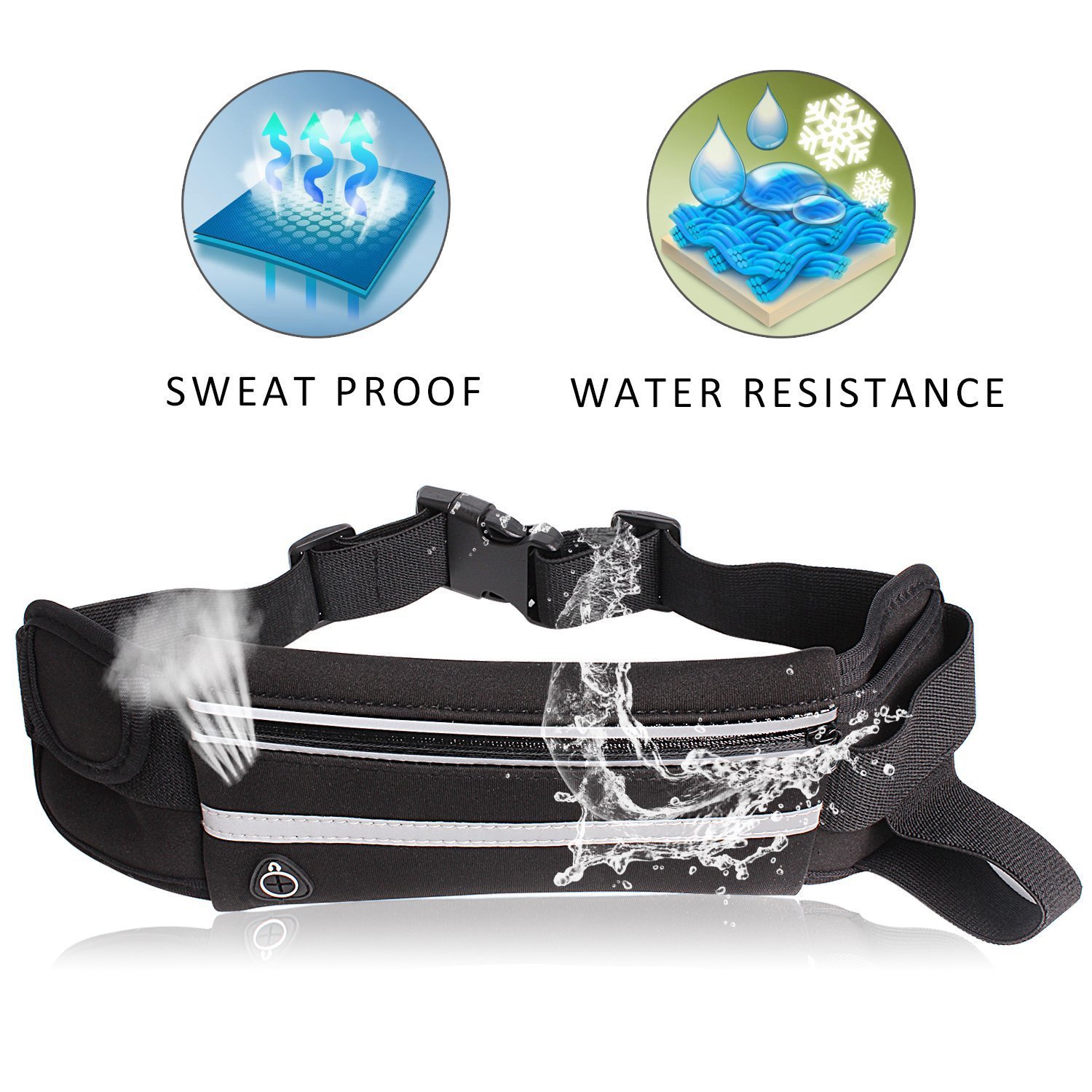 Sports Waist Fanny Pack Adjust - Yoga Fitness Apple 评论和价格