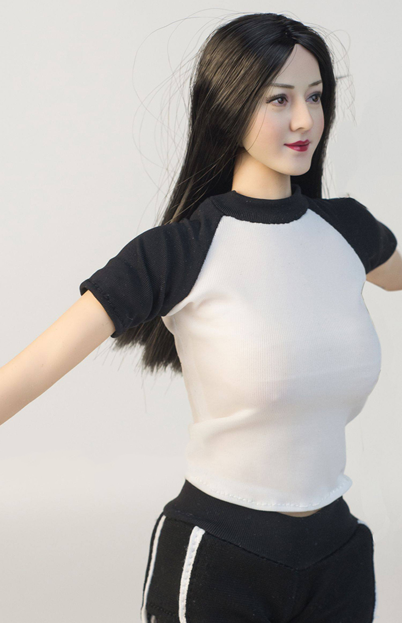 1/6 Female Black Yoga Clothing - Yoga Fitness Tva 评论和价格
