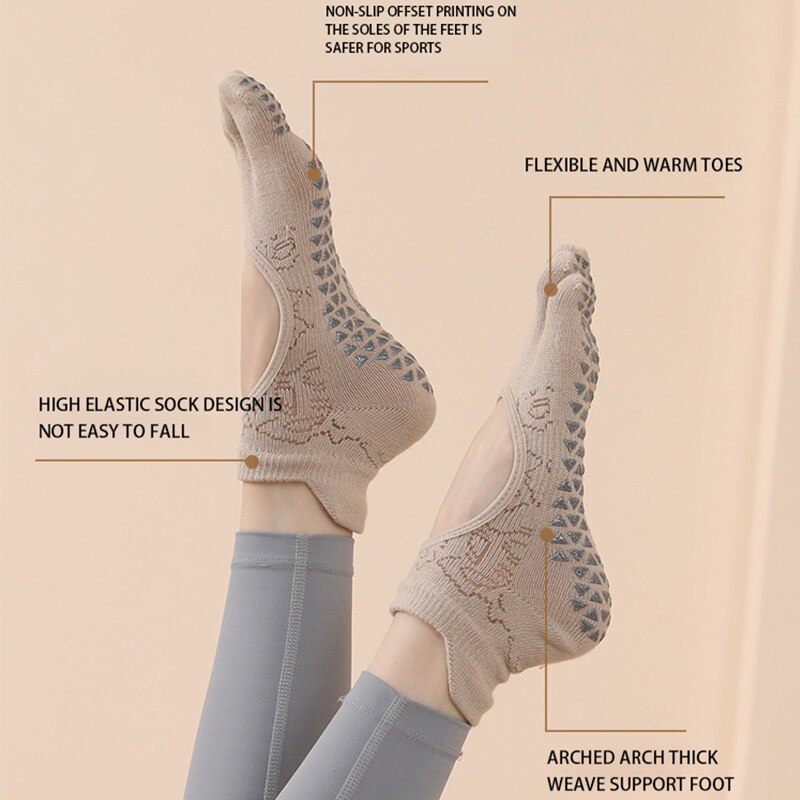 Women Yoga Toe Socks High Qual - Yoga Fitness Pilates 评论和价格
