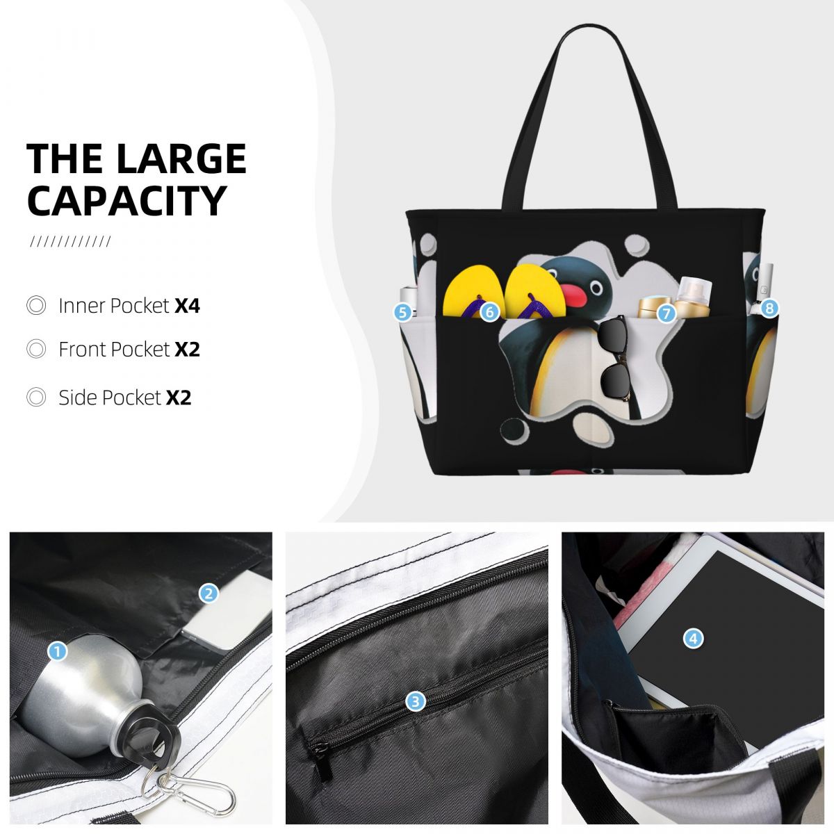 Pingu Pinga Penguin Tv Beach T - Yoga Fitness Tva 评论和价格