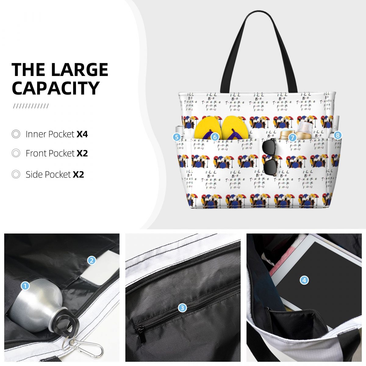 Friend TV Show Beach Tote Bag  - Yoga Fitness Tva 评论和价格