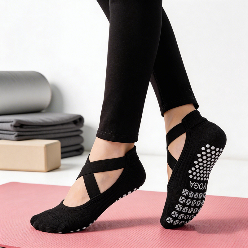 Women Non-Slip Yoga Socks Sili - Yoga Fitness Pilates 评论和价格