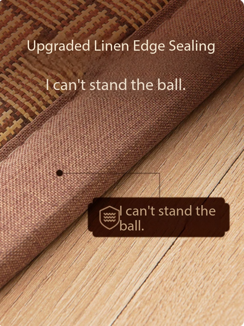 Large Anti-slip Natural Rattan - Thick Yoga Mat 评论和价格