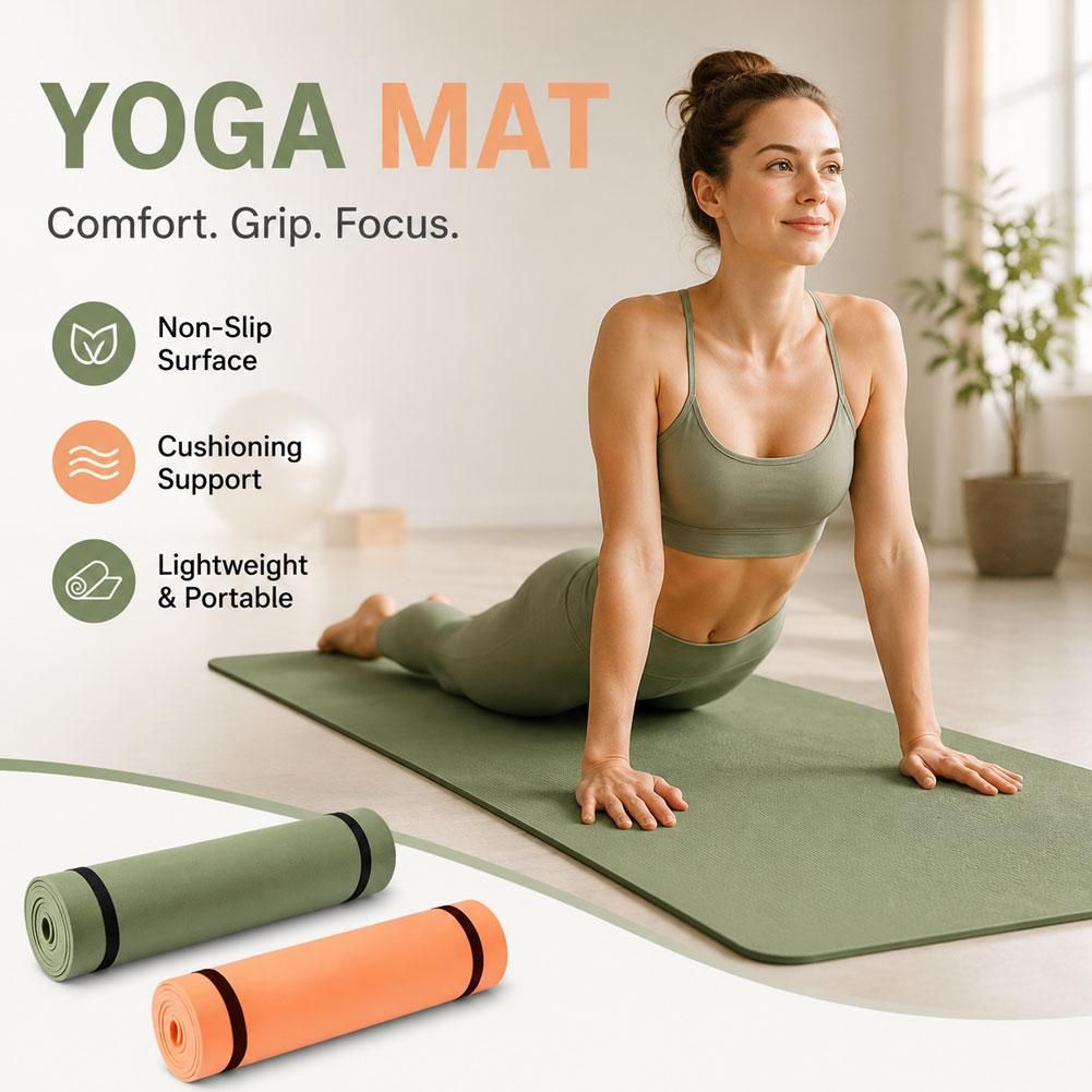 180x50cm Non-slip Pilates Yoga - Thick Yoga Mat 评论和价格
